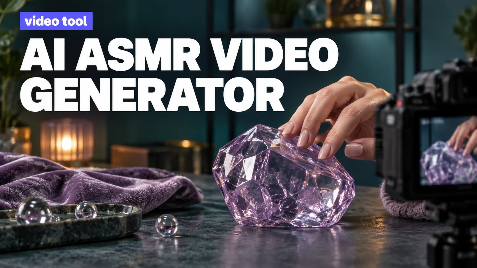 مولّد فيديو ASMR بالذكاء الاصطناعي