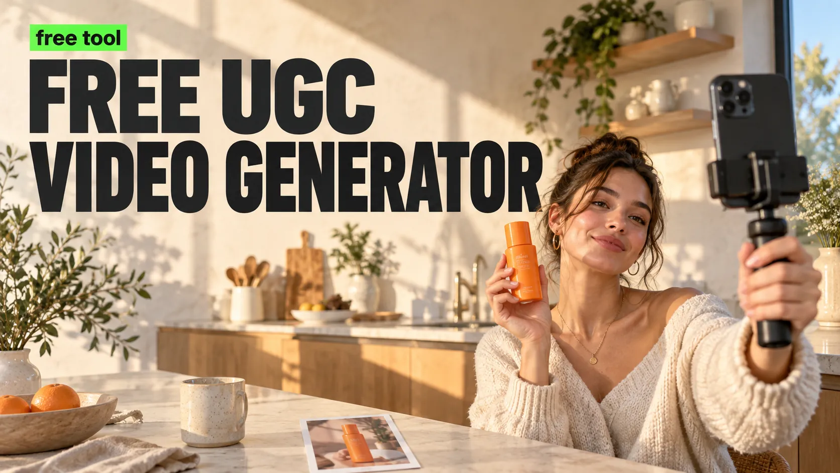 مولّد فيديو UGC مجاني